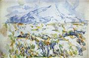 Paul Cezanne La Montagne Sainte-Victoire oil painting artist